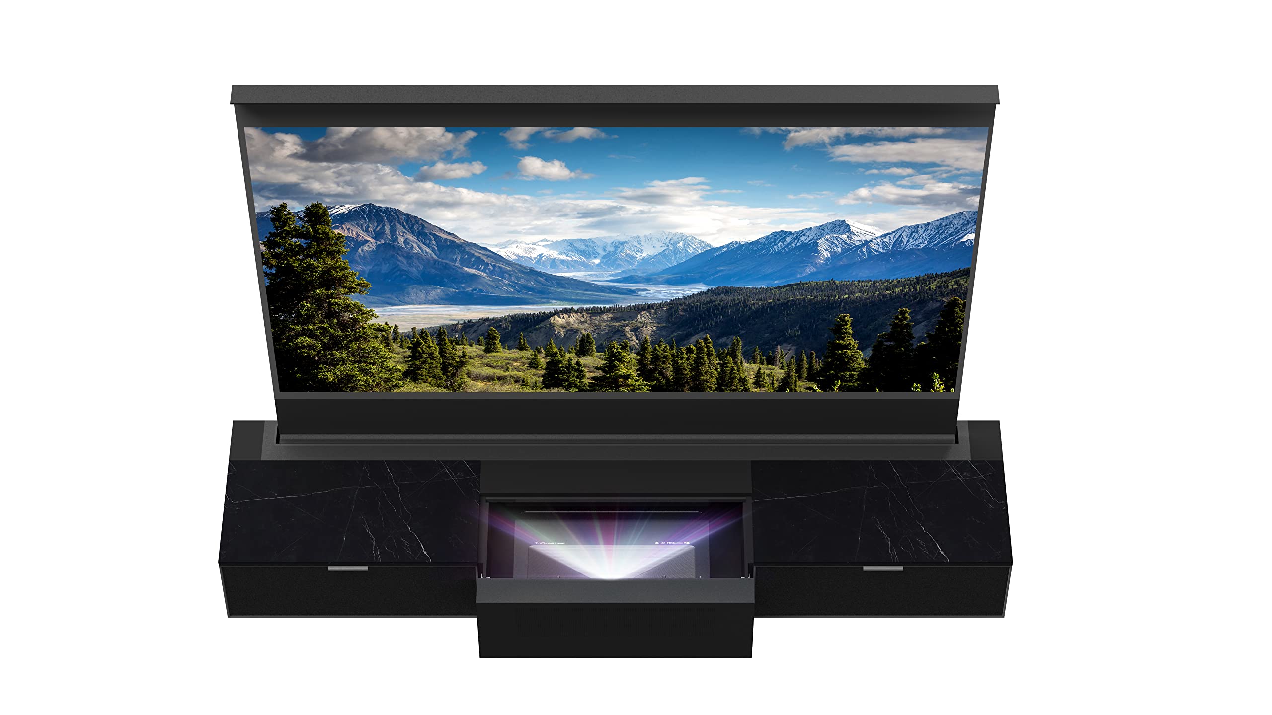 AWOL Vision 100-Inch 4K 3D Vanish TV Smart Cabinet