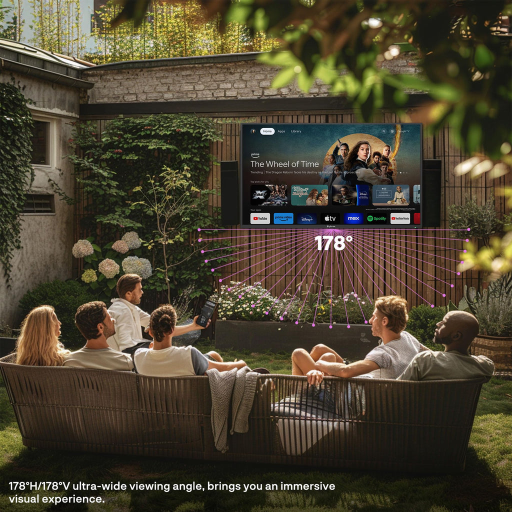 SYLVOX Weatherproof Outdoor Smart TV for Patio Use