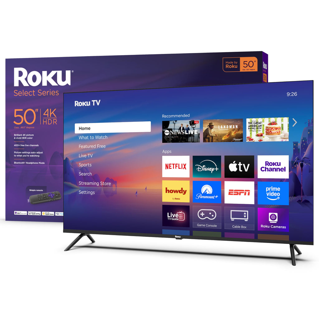 Roku 2025 LED Smart TV with Enhanced Voice Remote
