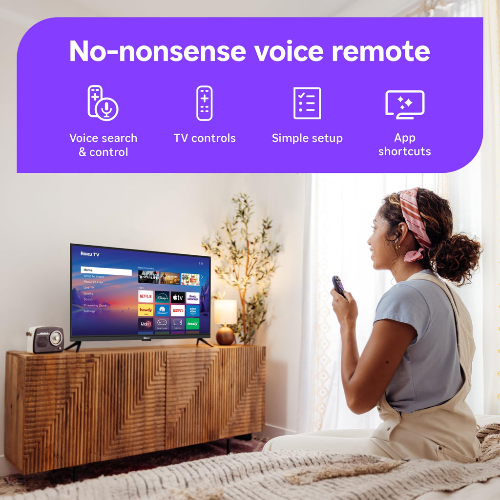 Roku Smart TV – HD TV - Roku TV with Voice Remote