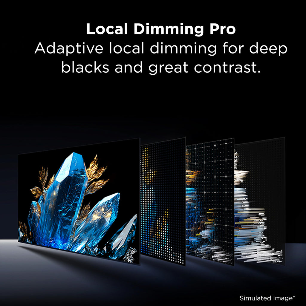 TCL QM64L Series QLED 4K Smart QD-Mini LED TV with Fire TV New Halo Control System, LD500 Precise Dimming Series, High Contrast HVA Panel, 144Hz Native Panel Refresh Rate