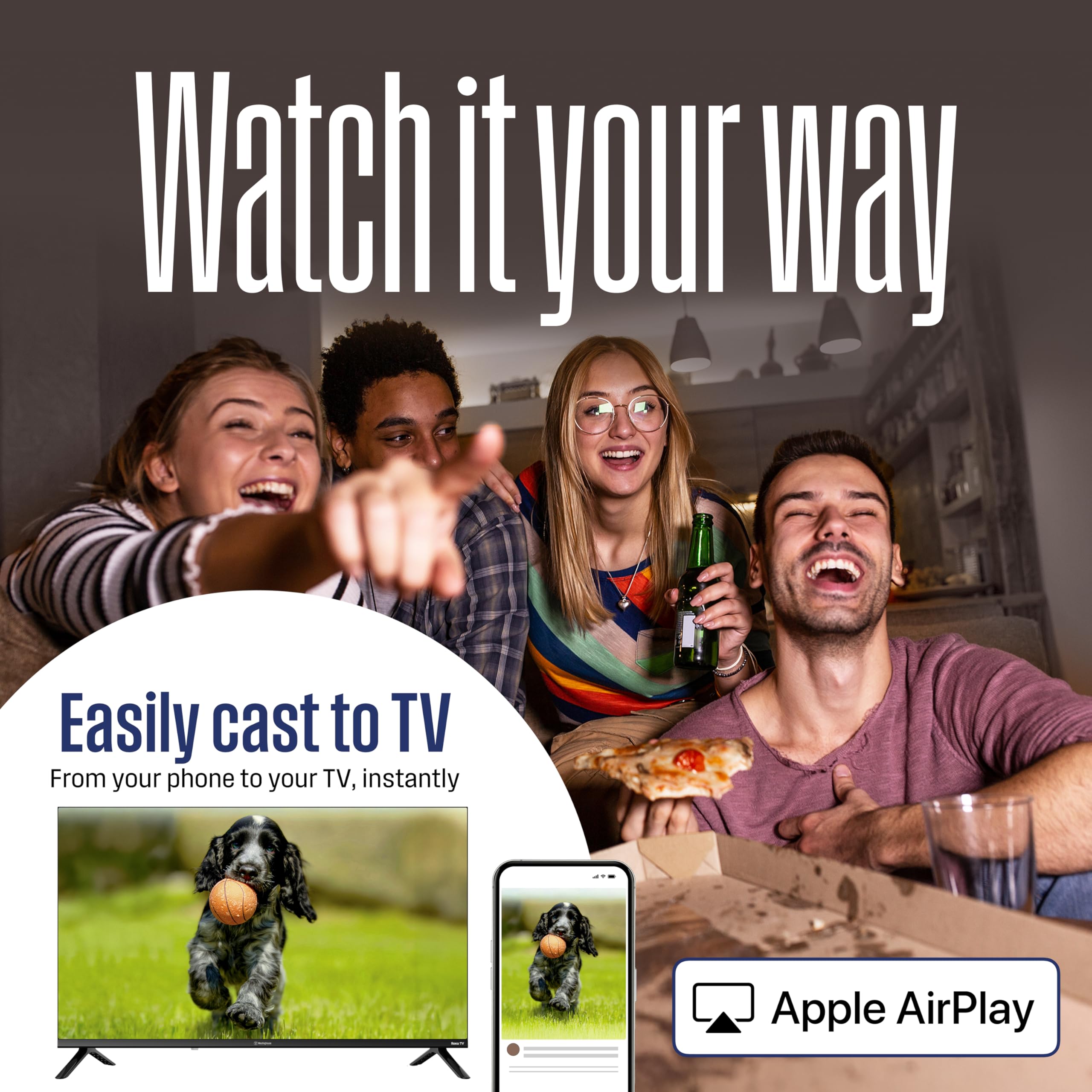 Westinghouse QLED Roku Smart TV with Quantum Color
