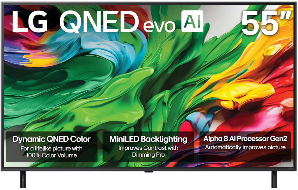 LG QNED85A Mini LED 4K Smart TV with evo AI Processor