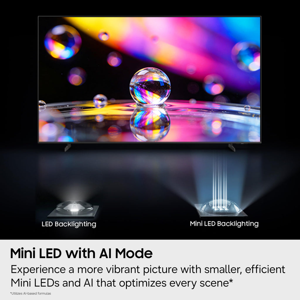 Samsung 100” Class M90H Series, Mini LED, 4K, Samsung Vision AI, Smart Tizen TV, 2026 (UN100M90HFXZA) (Renewed)