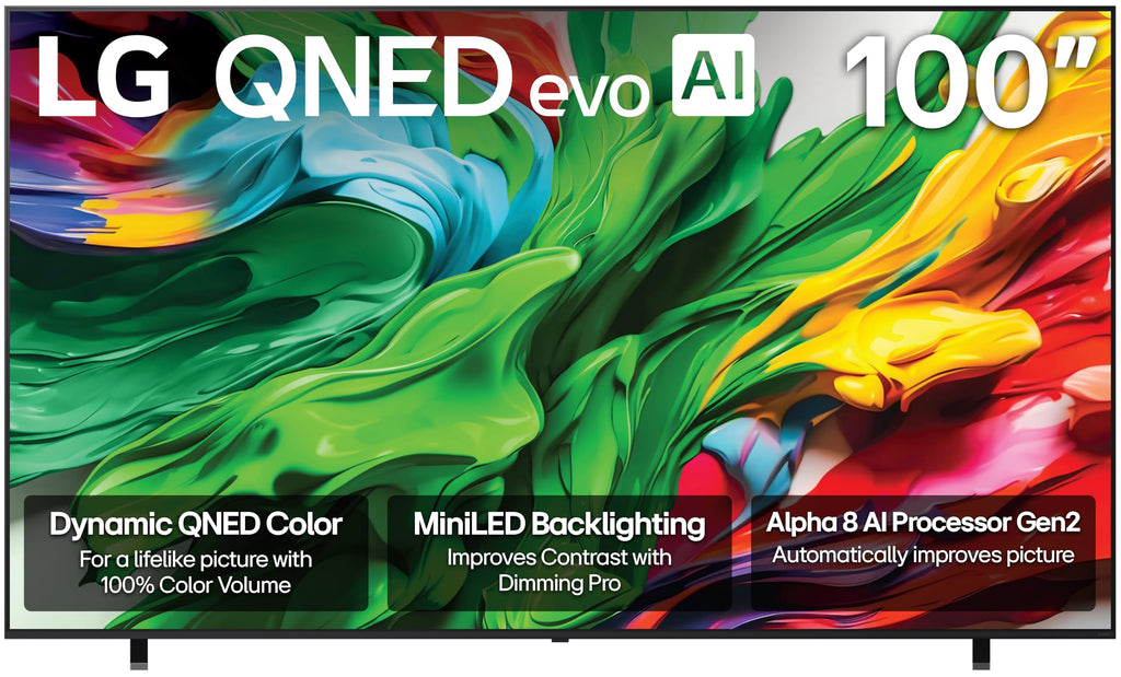 LG QNED85A Mini LED 4K Smart TV with evo AI Processor