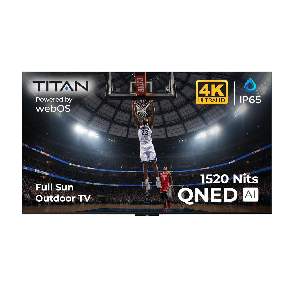 Titan 4K IP65 Full Sun Outdoor Smart TV with Warranty