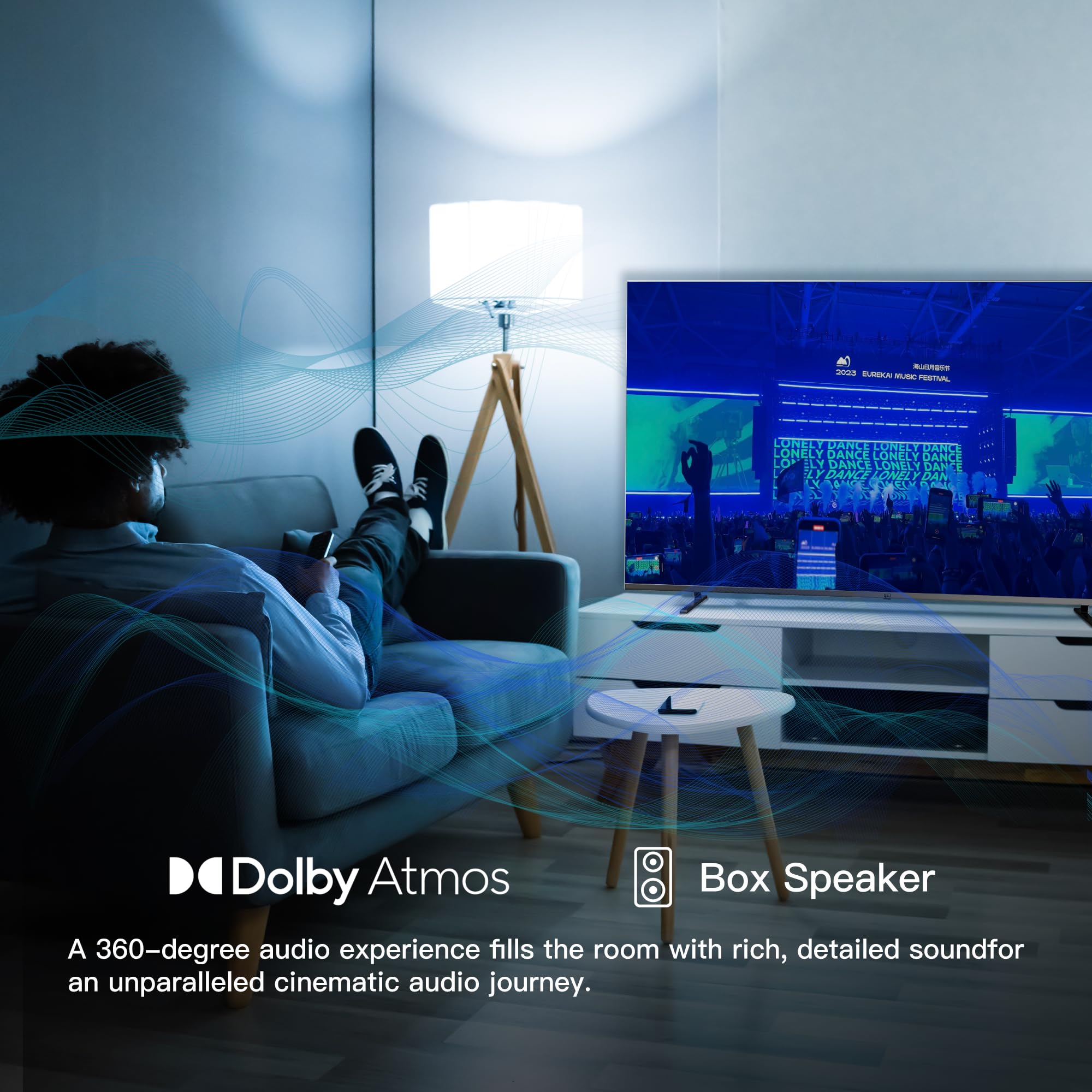 FPD 55/75-Inch LED Smart Flat Screen Television