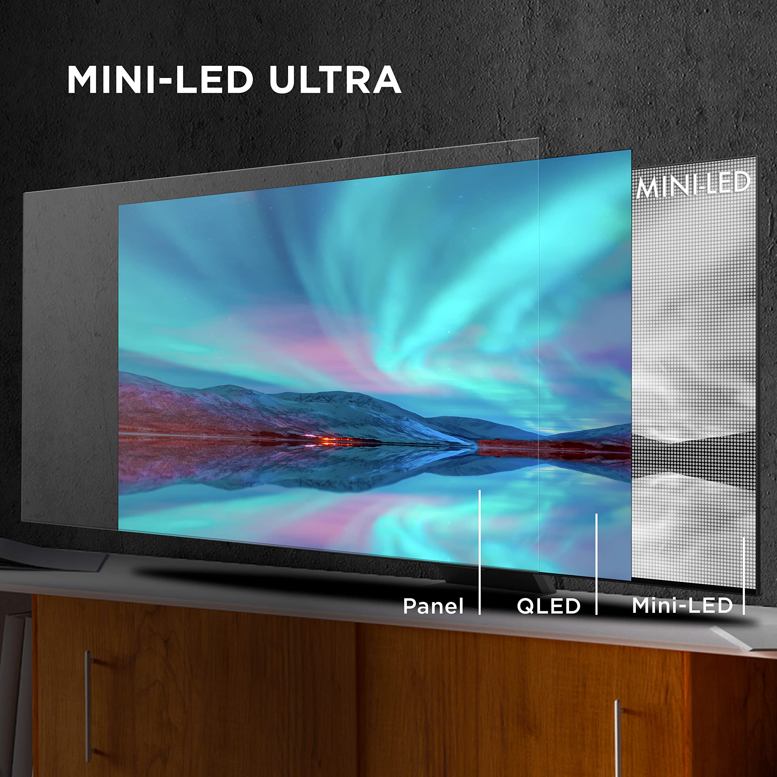 TCL QM8 QLED 4K Smart Mini LED TV with Google TV