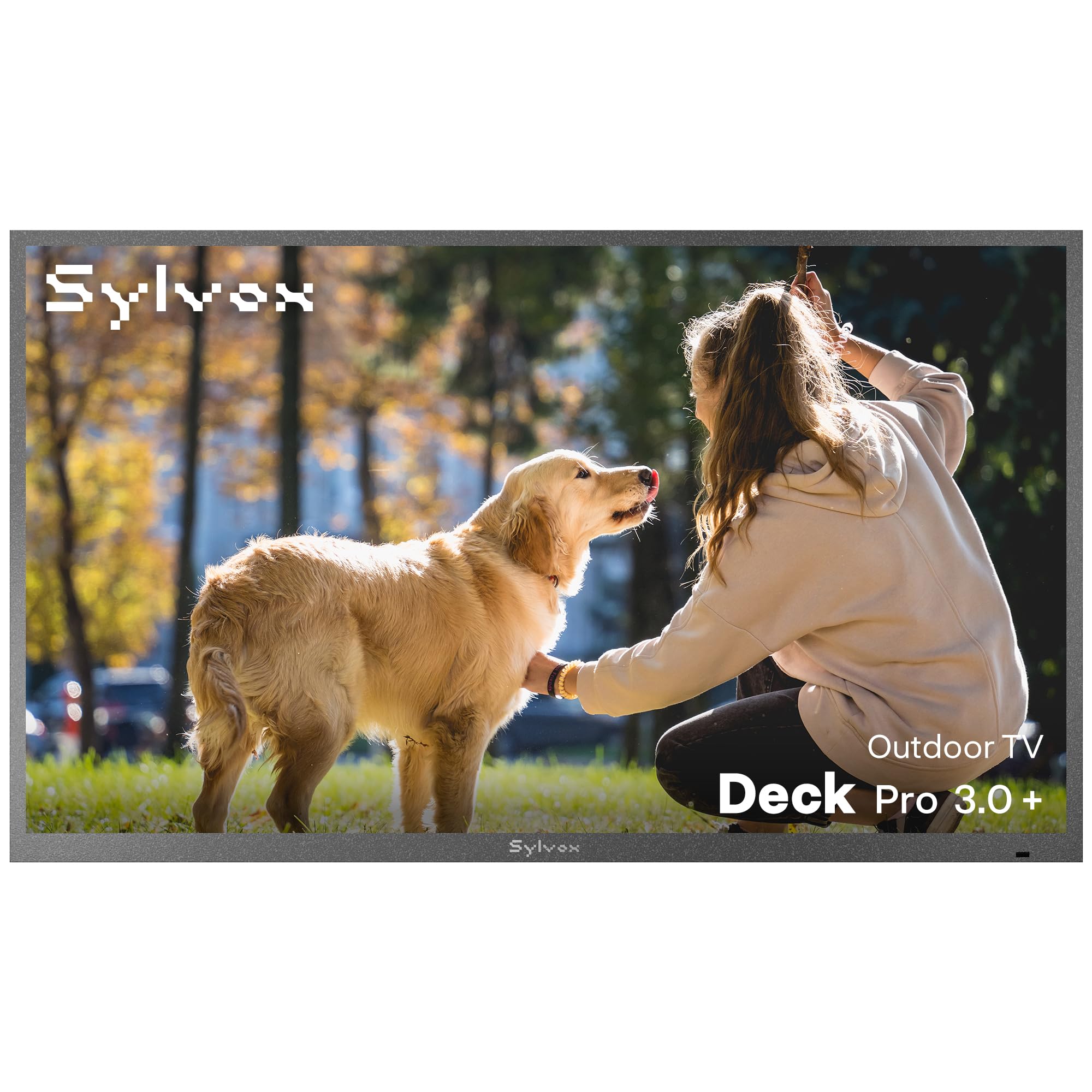 SYLVOX 55-Inch Deck Pro Outdoor Google TV, Partial Sun