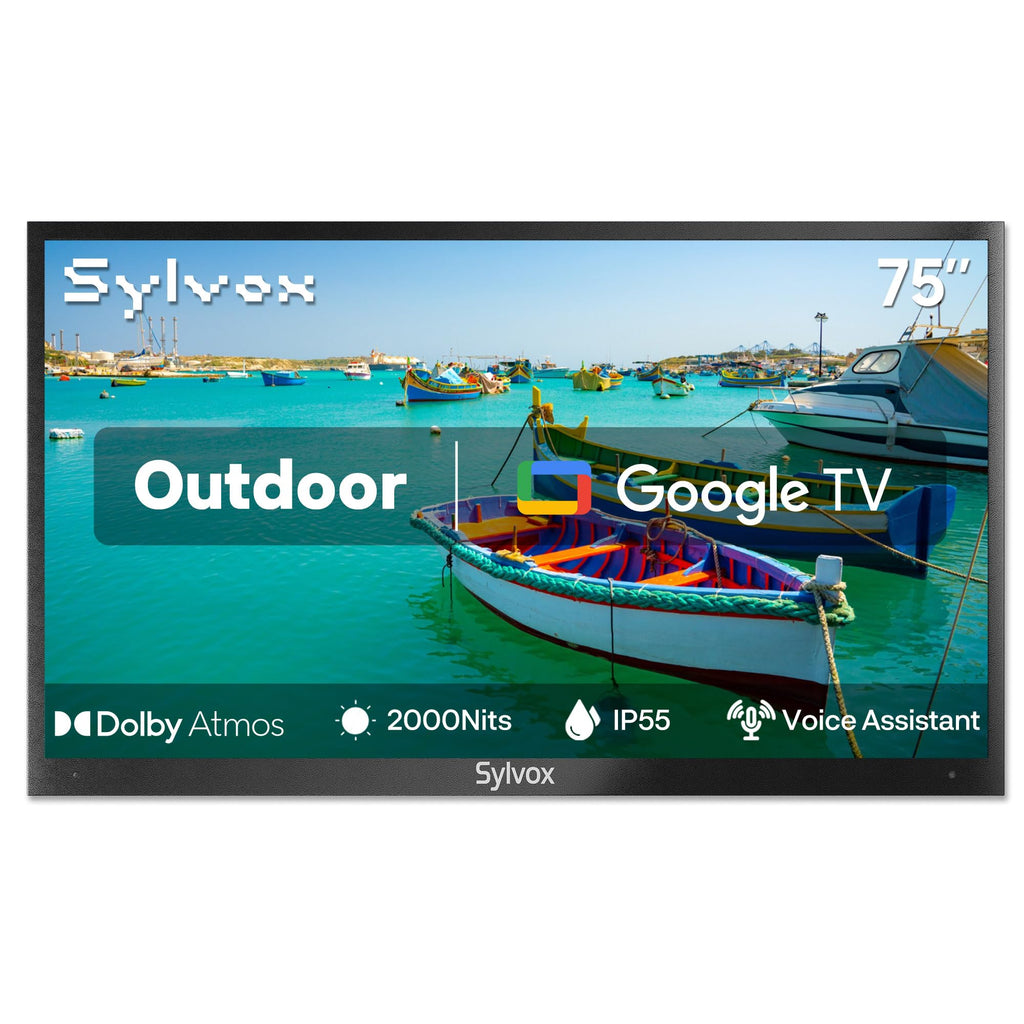 SYLVOX Weatherproof Outdoor Smart TV for Patio Use