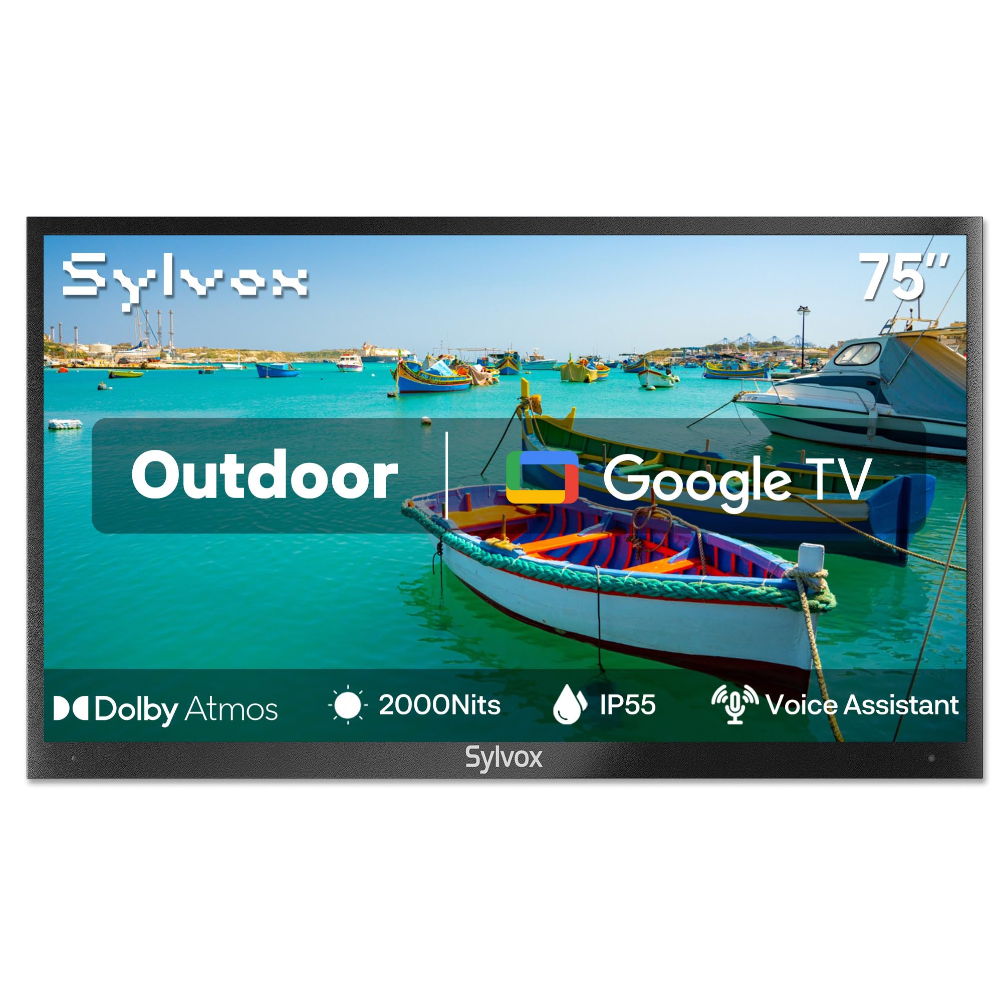 SYLVOX Weatherproof Outdoor Smart TV for Patio Use
