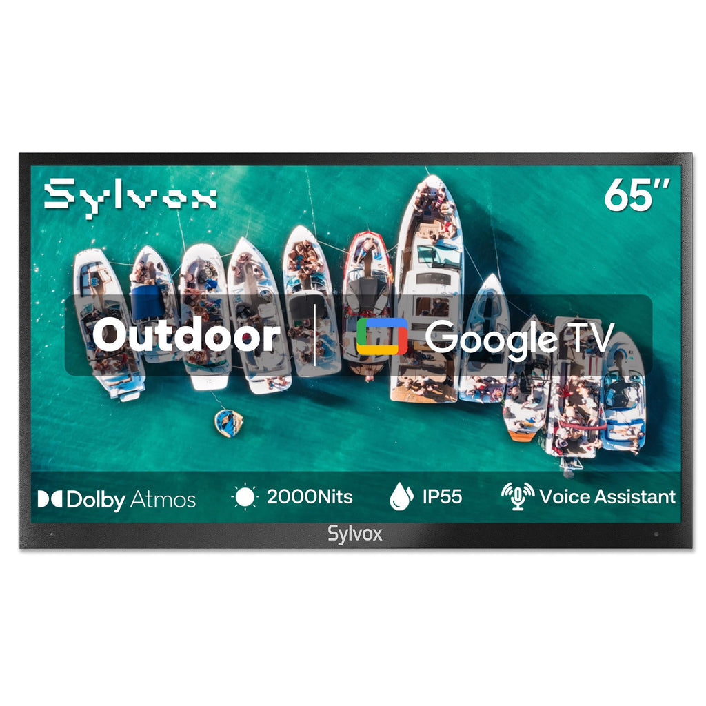 SYLVOX Weatherproof Outdoor Smart TV for Patio Use