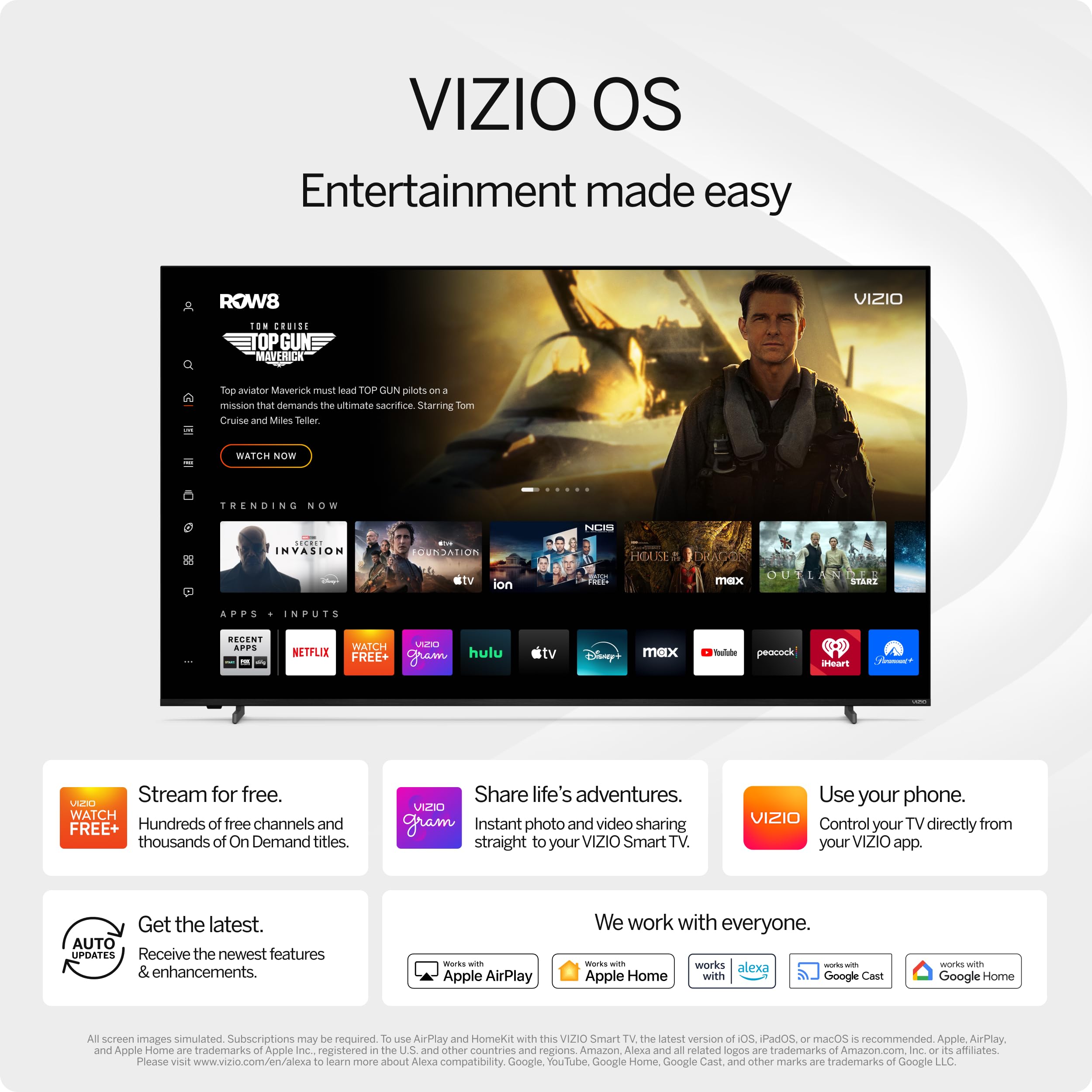VIZIO Quantum Pro 4K QLED 120Hz Smart TV