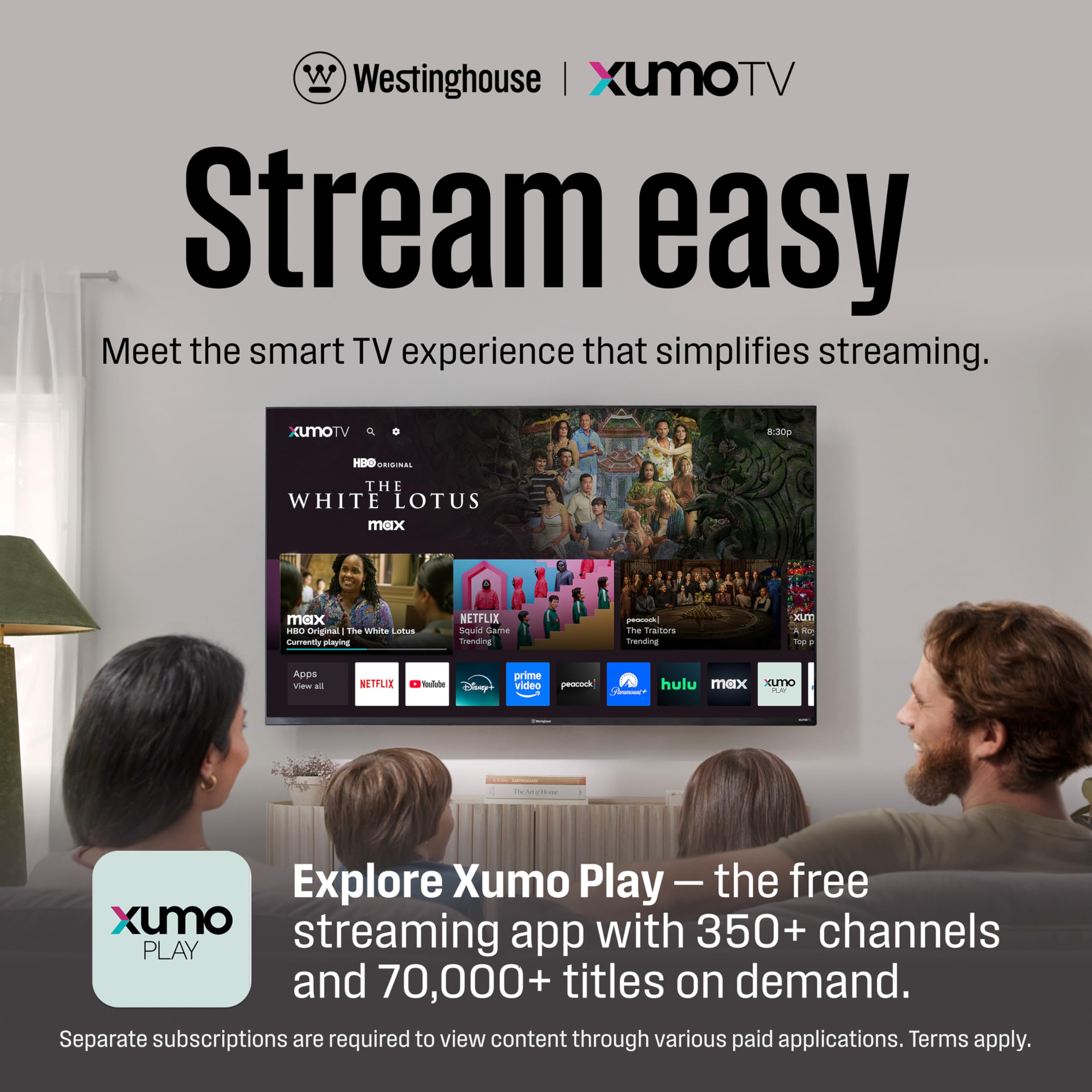 Westinghouse 4K UHD Xumo TV