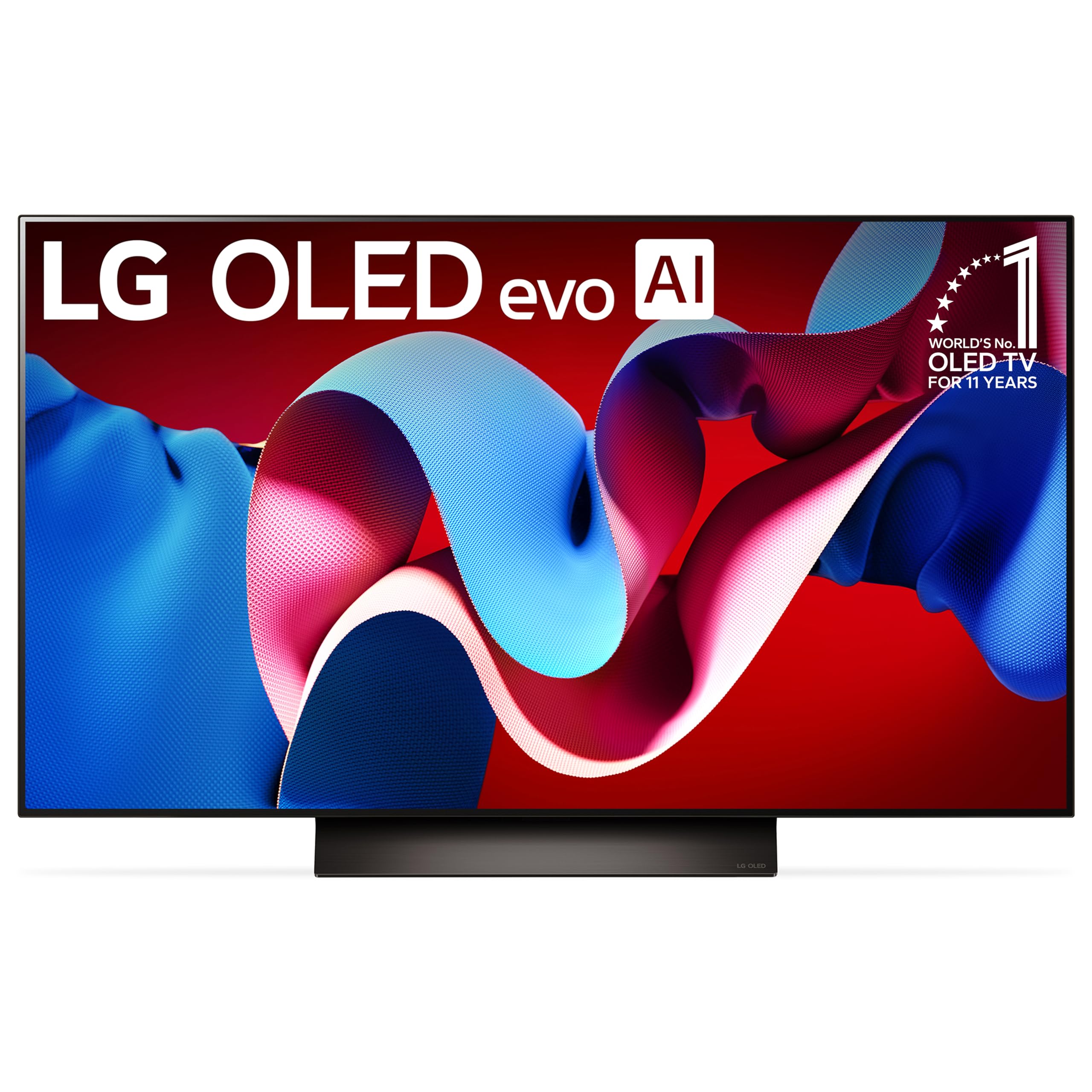 LG Class OLED evo C4 Series Smart TV 4K Processor Flat Screen with Magic Remote AI-Powered with Alexa Built-in