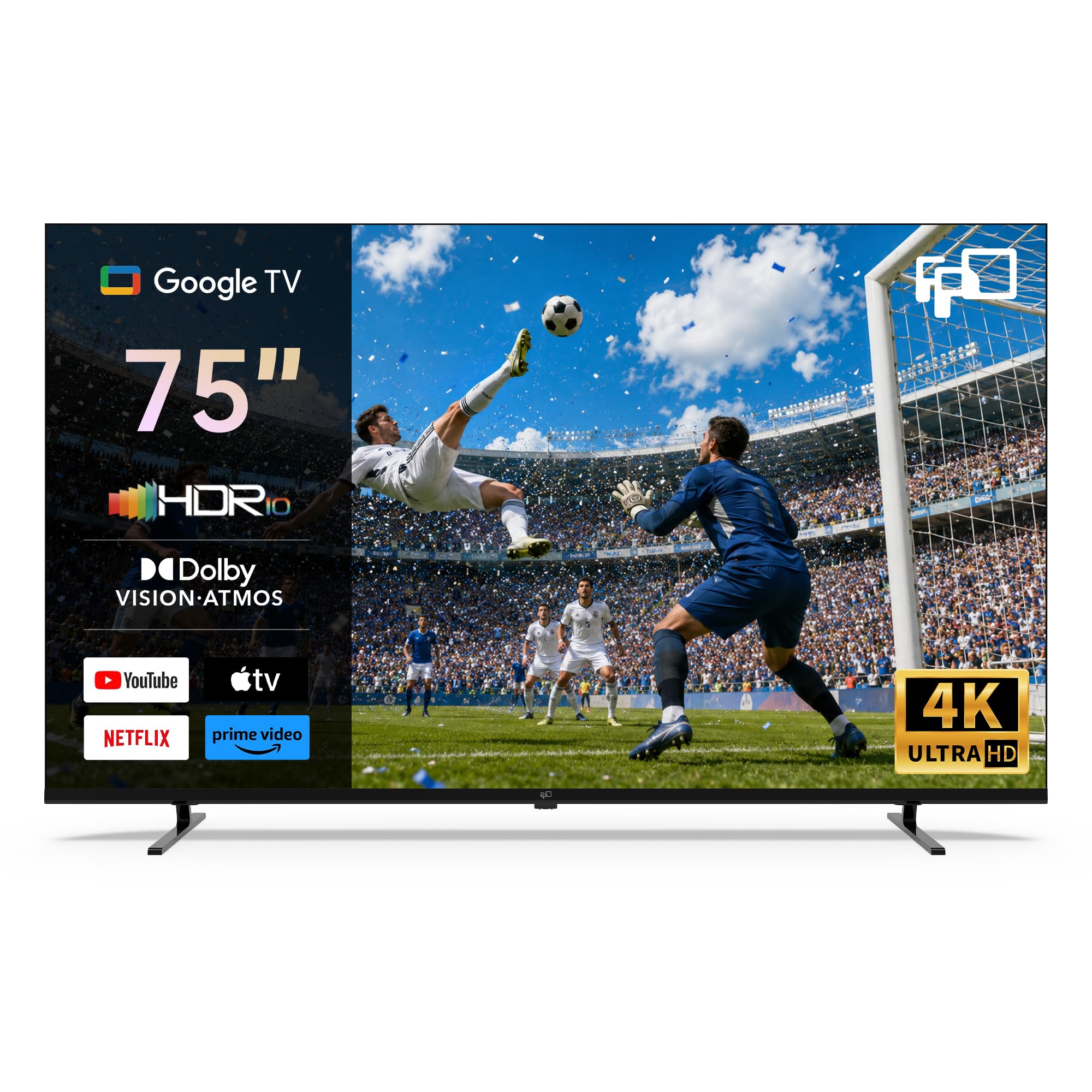 FPD 55/75-Inch LED Smart Flat Screen Television