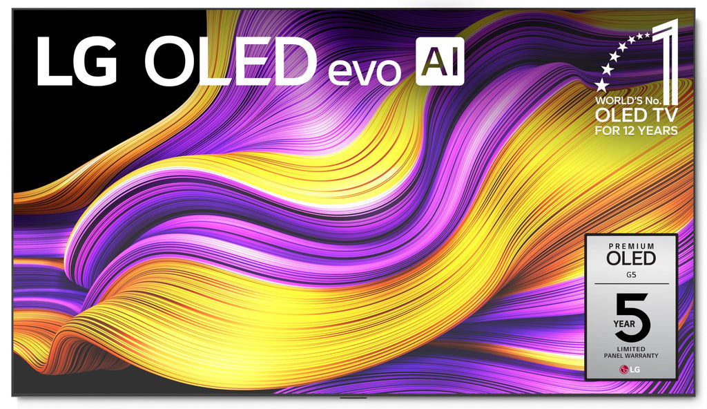 LG G5 OLED evo AI 4K Smart TV with Gallery Design