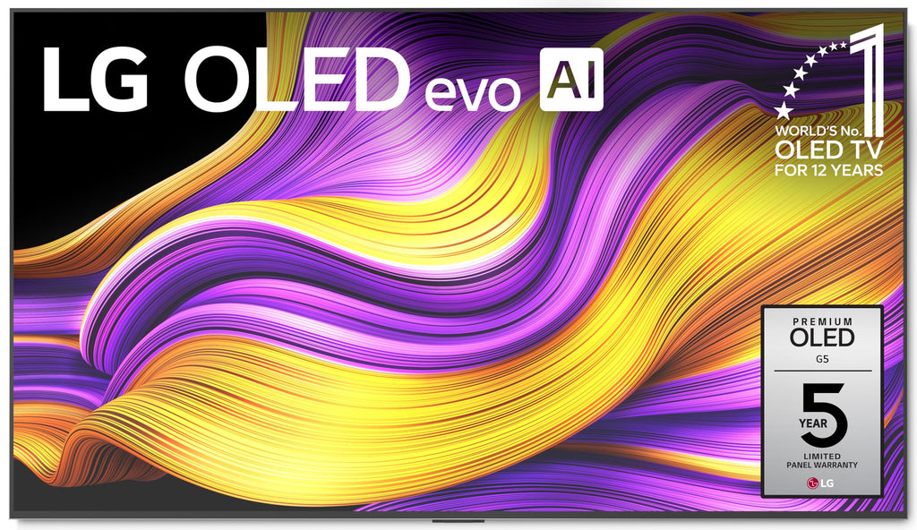 LG G5 OLED evo AI 4K Smart TV with Gallery Design