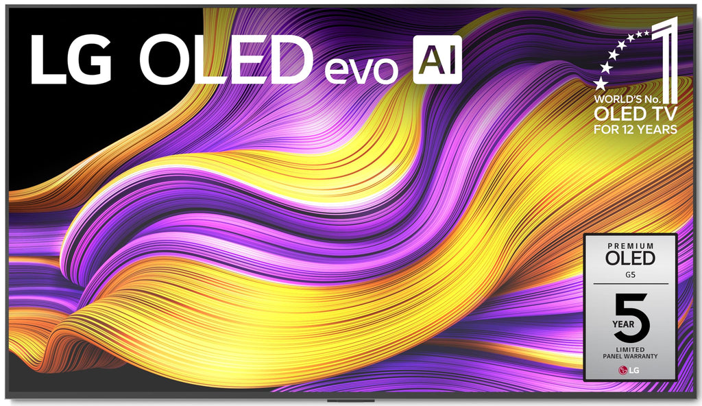LG G5 OLED evo AI 4K Smart TV with Gallery Design